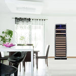 KingsBottle KBU170WX 166 Bottle Large Wine Cooler Refrigerator Drinks Cabinet