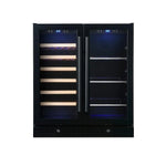 KingsBottle KBU165BW 30" Combination Beer and Wine Cooler with Low-E Glass Door